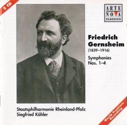 Symphonies N. 1 - 4 di Gernsheim Friedrich (1839 - 1916) - CD