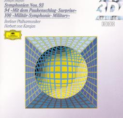 Sinfonie N. 93, 94 & 100 (Karajan) di Haydn Franz Joseph (1732-1809) - CD