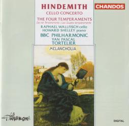 Cello Concerto - The Four Temperaments di Hindemith Paul (1895-1963) - CD
