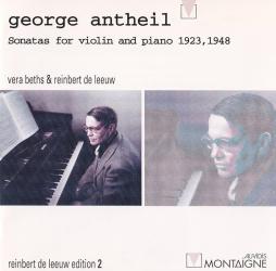 Sonatas For Violin And Piano 1923-1948 di Antheil Georges (1900-1959) - CD