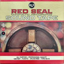 Red Seal Magnetic Recording Sound Tape 1200 Feet di Bobine Magnetiche Per Registratori A Nastro - bobina