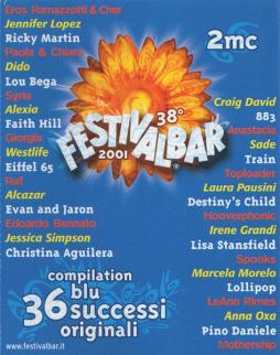 38°_Festivalbar_2001_-_Compilation_Blu-Various