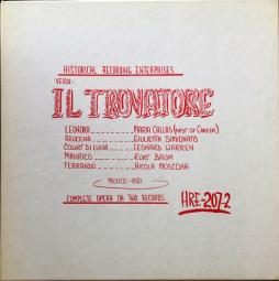 Il Trovatore (Callas, Simionato) di Verdi Giuseppe (1813-1901) - LP