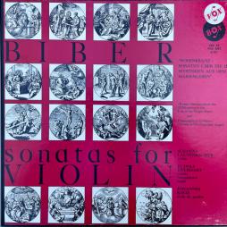 16 Sonate Per Violino (Lautenbacher) di Biber Heinrich Ignaz Franz (1644-1704) - LP