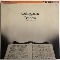 Sinfonie 1-4 (Celibidache) di Brahms Johannes (1833-1897) - LP