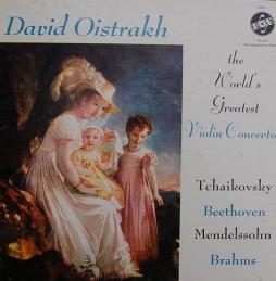 David Oistrakh Plays The World's Greatest Violin Concertos (Tchaikovsky, Beethoven, Mendelssohn, Brahms) di Oistrakh David (violino) - CD