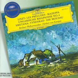 Preludi - Mazeppa - Rapsodia Ungherese 12 - La Moldava (Smetana) (dir. Karajan) di Liszt Franz (1811-1886) - CD