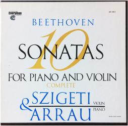 Le Dieci Sonate Per Pianoforte E Violino (Szigeti, Arrau) di Beethoven Ludwig Van (1770-1827) - LP