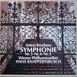 Sinfonie 3-5 (Knappertsbusch) di Bruckner Anton (1824-1896) - LP