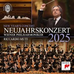 Concerto Di Capodanno 2025. Filarmonica Di Vienna Diretta Da Riccardo Muti di AA.VV. (Compositori) - CD Concerto Di Capodanno 2025. Filarmonica Di Vienna Diretta Da Riccardo Muti di AA.VV. (Compositori) - CD