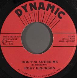 Don't Slander Me/ Starry Eyes di Roky Erickson - CD