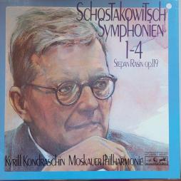 Sinfonie 1-4 (Kondrashin) di Shostakovich Dmitri (1906-1975) - CD