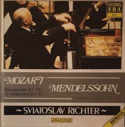 KLAVIERSONATE KV 309 12 VARIATIONEN KV 353 VARIATIONS SERIEUSES OP. 54 MOZART MENDELSSOHN RICHTER  di Mozart W. A. (1756-1791) - CD