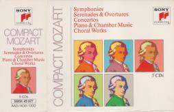 SYMPHONIES SERENADES E OVERTURES CONCERTOS PIANO E CHAMBER MUSIC 5CD di Mozart W. A. (1756-1791) - CD SYMPHONIES SERENADES E OVERTURES CONCERTOS PIANO E CHAMBER MUSIC 5CD di Mozart W. A. (1756-1791) - CD