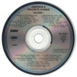 America's Favorite Hymns Volume 1 di Nathan DiGesare - CD