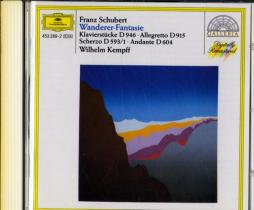 WANDERER FANTASIE KLAVIERSTUCKE D946 ALLEGRETTO D915 SCHERZO D593/1 ANDANTE D604  di Schubert Franz (1797-1828)