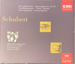 STRING QUARTETS 13-15 TROUT QUINTET STRING QUINTET 4CD di Schubert Franz (1797-1828) - CD STRING QUARTETS 13-15 TROUT QUINTET STRING QUINTET 4CD di Schubert Franz (1797-1828) - CD