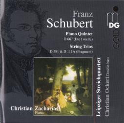 PIANO QUINTET D 667 DIE FORELLE STRING TRIOS D 581 D 111A FRAGMENT (ZACHARIAS C. PIANO) di Schubert Franz (1797-1828) - CD PIANO QUINTET D 667 DIE FORELLE STRING TRIOS D 581 D 111A FRAGMENT (ZACHARIAS C. PIANO) di Schubert Franz (1797-1828) - CD