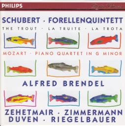 FORELLENQUINTETT THE TROUT  LA TRUITE LA TROTA PIANO QUARTET IN G MINOR di Schubert Franz (1797-1828)