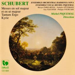 Messes En Sol Majeur Et En Ut Majeur,Tantum Ergo Kyrie di Schubert Franz (1797-1828) - CD Messes En Sol Majeur Et En Ut Majeur,Tantum Ergo Kyrie di Schubert Franz (1797-1828) - CD