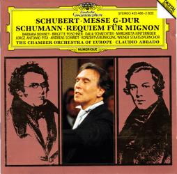 SCHUBERT MASS IN G MAJOR, SCHUMANN REQUIEM FOR MIGNON di Schubert Franz (1797-1828) - cd SCHUBERT MASS IN G MAJOR, SCHUMANN REQUIEM FOR MIGNON di Schubert Franz (1797-1828) - cd