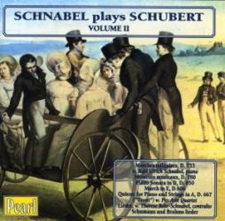 Artur Schnabel Plays Schubert Volume II di Schubert Franz (1797-1828)