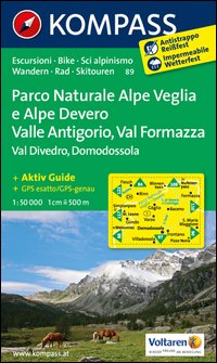 Carta Escursionistica N. 89 Domodossola Adatto A Gps Dvd-rom Digital Map  di Ed. 2016 - Libro