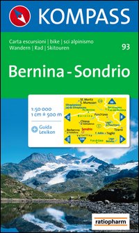 Bernina Valmalenco Sondrio  di Kompass - Libro Bernina Valmalenco Sondrio  di Kompass - Libro