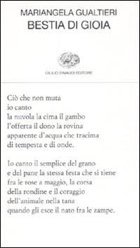 Bestia Di Gioia  di Gualtieri Mariangela - Libro