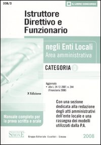 Istruttore Direttivo E Funzionario Cat.d  di Aa.vv. - libri