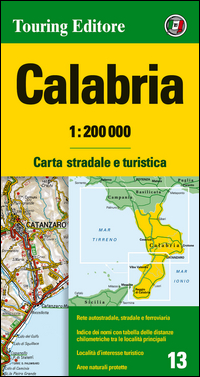 Calabria 1:200.000 Carta Stradale  di Ed 2015 - Libro