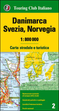 Danimarca_Svezia_Norvegia_1:800.000_Carta_Stradale_E_Turistica._Ediz._Multilingue_-Ed_2015