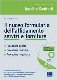 Nuovo Formulario Dell`affidamento Servizi E Fornit di Tabarrini Luca - Libro