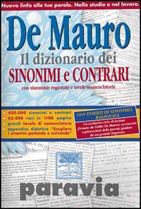 Dizionario Dei Sinonimi E Contrari di De Mauro - libri Dizionario Dei Sinonimi E Contrari di De Mauro - libri