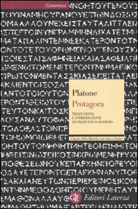 Protagora di Platone - Libro Protagora di Platone - Libro