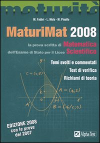 Maturimat 2008  di Fabbri Mola Pinaffo - Libro