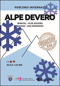Carta Invernale Alpe Devero. Binntal, Alpe Devero, Baceno, San Domenico. Ediz. Multilingue  di Aa.vv. - Libro
