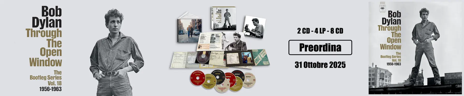 Bob Dylan - The Bootleg Series Vol. 18: Through The Open Window, 1956-1963